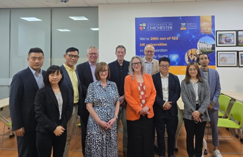 Dr. Alan Go — with University of Chester team